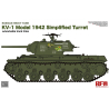 Rye Field Model maquette militaire 5041 KV-1 Model 1942 Tourelle simplifi&eacute;e 1/35
