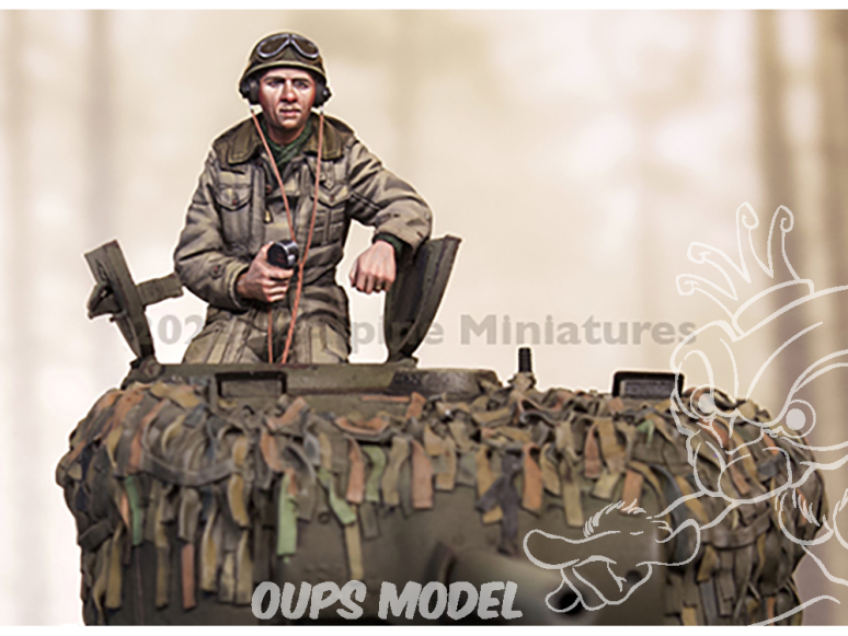 Alpine figurine 35296 Commandant de char britannique 1/35