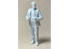 Copper State Models personnel militaire F35-0037 Homme d'équipage voiture blindée marine française avec bouteille de vin 1/35