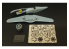 Brengun kit d'amelioration avion BRL144173 Fiat G.50 kit pour kit Mark I 1/144