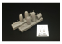 Brengun kit d'amelioration avion BRL72264 Bombe Réservoir de napalm Mk77 2 piéces pour tous kit 1/72