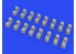 Eduard kit d'amelioration brassin Print 653010 Bollards USN WWII 1/350