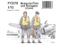 Cmk figurine F72378 Pilote et Navigateur d'un Mosquito 1/72