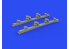 Eduard kit d'amelioration brassin print 632182 Pipes d'échappement Yak-9T Icm 1/32