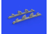 Eduard kit d'amelioration brassin print 632182 Pipes d'échappement Yak-9T Icm 1/32