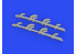 Eduard kit d'amelioration brassin print 632182 Pipes d'échappement Yak-9T Icm 1/32