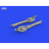 Eduard kit d'amelioration avion brassin Print 648791 Superchargers P-38J Tamiya 1/48