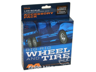 Moebius accessoire maquette camion 1010 Set Big Rig wheel and tire 1/25