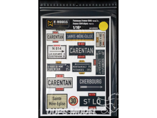 M-Models NT0226 Panneaux France 1944 partie 2a 1/16