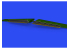 Eduard kit d'amelioration avion brassin Print 648794 Volets d'atterrissage F4F-3 Eduard 1/48