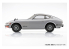 Aoshima maquette voiture 62586 Nissan S30 Fairlady Z Silver SNAP KIT 1/32