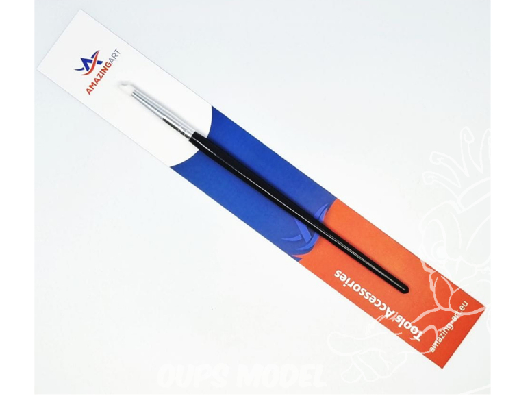 AmazingART 10844 BROSSE EN CAOUTCHOUC POUR L'APPLICATION DE PTE TETE DEMI INCURVEE