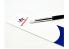 AmazingART 10844 BROSSE EN CAOUTCHOUC POUR L'APPLICATION DE PTE TETE DEMI INCURVEE