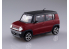 Aoshima maquette voiture 54147 Suzuki Hustler Phoenix red pearl SNAP KIT 1/32