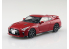 Aoshima maquette voiture 58251 Nissan GT-R R35 Vibrant red SNAP KIT 1/32
