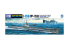 Aoshima maquette bateau 58268 Sous-marin I-156 I.J.N. Water Line Series 1/700