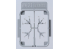 Fine Molds kit d'amélioration WA21 Mitrailleuse simple AA type 96 25 mm 1/700
