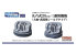 Fine Molds kit d'amélioration WA3 Mitrailleuse triple Type 96 25 mm de la marine japonaise bouclier pour Yamato et Musashi 1/700