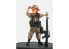 Finemolds figurine TF5 World Fighter Collection Soldat d'infanterie de l'armée américaine (guerre du Golfe) avec Colt M16A2 1/16