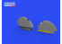 Eduard kit d'amelioration avion brassin Print 648806 Bouts d'ailes repliables A6M3 Type 22 Eduard 1/48