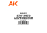 AK interactive ak6572 FEUILLE DE STYRÈNE 0,3, 0,5 et 0,7 mm d'épaisseur x 245 x 195 mm 3 unités
