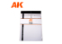 AK interactive ak6580 Brique Pavement Carrée Petite 4 MM / .156 Feuille 245 x 195mm / 9.64 x 7.68 “ FEUILLE DE STYRÈNE TEXTURÉE