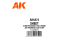 AK interactive ak6574 0,5 mm d'épaisseur x 245 x 195 mm FEUILLE DE STYRÈNE 3 unités