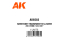 AK interactive ak6583 Feuille d'Eau Transparente Eau Plate 245 x 195mm / 9.64 x 7.68″ FEUILLE ACRYLIQUE TEXTURÉE 1 Unité