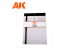 AK interactive ak6583 Feuille d'Eau Transparente Eau Plate 245 x 195mm / 9.64 x 7.68″ FEUILLE ACRYLIQUE TEXTURÉE 1 Unité