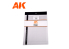 AK interactive ak6586 0,50 mm // 0,020" Épaisseur 245 x 195 mm // 9,64 x 7,68" Verre organique transparent Feuille acrylique
