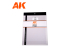 AK interactive ak6584 Feuille d'Eau Transparente Eau Courante 245 x 195mm / 9.64 x 7.68″ FEUILLE ACRYLIQUE TEXTURÉE 1 Unité