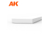 AK interactive ak6523 Bandes 1.00 x 5.00 x 350mm STYRENE STRIP 10 unités