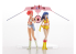 HASEGAWA maquette avion 64524 "Dirty Pair" Kei et Yuri avec Lovely Angel 1/300