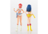 HASEGAWA maquette avion 64524 "Dirty Pair" Kei et Yuri avec Lovely Angel 1/300