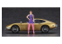 HASEGAWA maquette voiture 52333 Toyota 2000GT "Gold" avec figurine de filles des années 60 1/24
