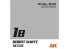 Ak interactive peinture AK1502 DUAL EXO 1B BLANC ROBOT&nbsp;60&nbsp;ml