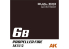 Ak interactive peinture AK1512 DUAL EXO 6B FEU D'HÉLICE 60ml.