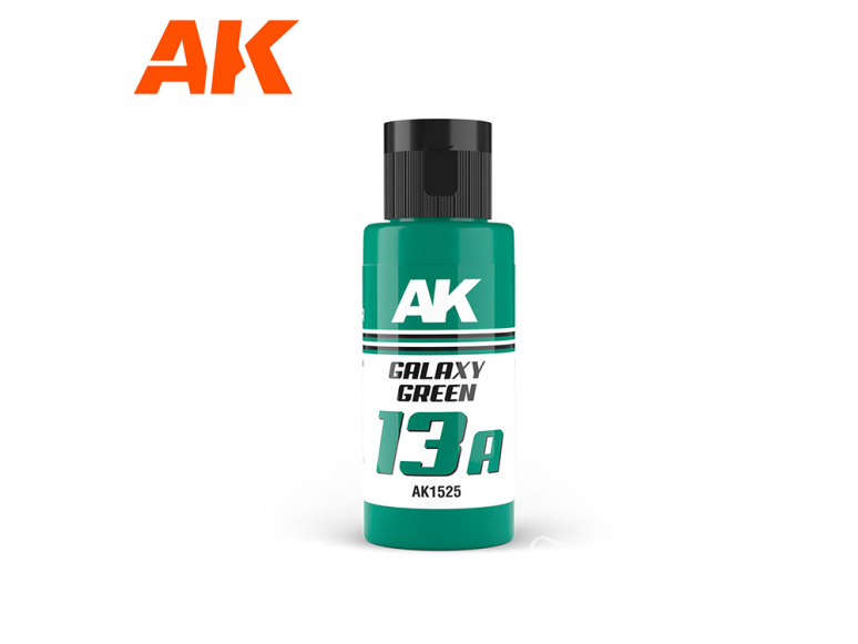 Ak interactive peinture AK1525 DUAL EXO 13A GALAXY VERT&nbsp;60&nbsp;ml.