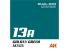 Ak interactive peinture AK1525 DUAL EXO 13A GALAXY VERT&nbsp;60&nbsp;ml.