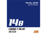 Ak interactive peinture AK1528 DUAL EXO 14B BLEU DE COBALT 60ml.