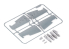 Eduard kit d'amelioration avion brassin Print 648818 Ailes repliables F4F-4 Eduard 1/48