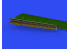 Eduard kit d'amelioration avion brassin Print 648817 Volets d'atterrissage F4F-4 Eduard 1/48