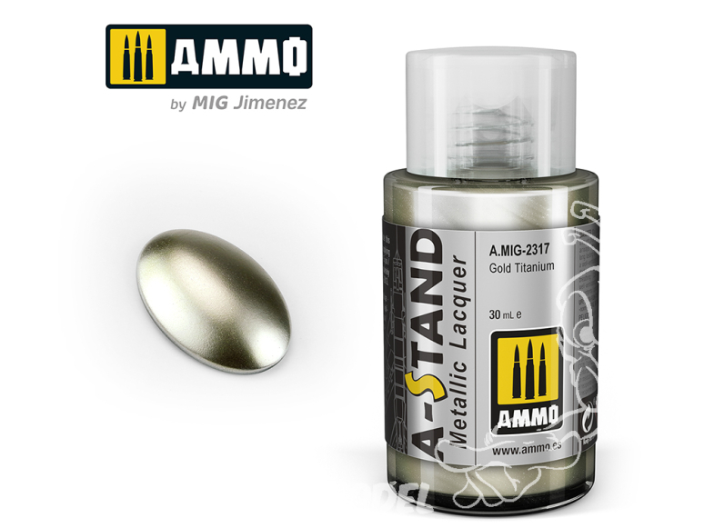 MIG peinture A-Stand 2317 Or titane - Gold titanium 30ml ALC118