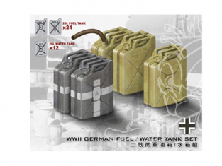 afv club maquette militaire 35257 SET DE JERRYCANS ALLEMANDS eau et carburant de 20L 1/35