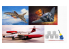 Revell maquette avion 05670 Coffret cadeau 75e anniversaire de l'US Air Force coffret avec peinture et colle 1/72