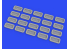 Eduard kit d'amelioration brassin Print 653017 Canots de sauvetage Balsa 1/350