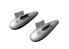 Brengun kit d'amelioration avion BRL72270 Réservoir largable US 110 gal 2 pièces 1/72