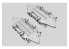 Brengun kit d'amelioration avion BRL48168 BRU-57 Support d'éjecteur vertical incliné (2 pièces) 1/48