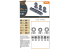 Clear Prop kit d'amelioration avion CPA48017 Jeu de roues TB.2 pour kit Clear Prop 1/48