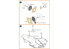 Clear Prop kit d'amelioration avion CPA48018 Masque de peinture TB.2 sur papier kabuki jaune pour kit Clear Prop 1/48